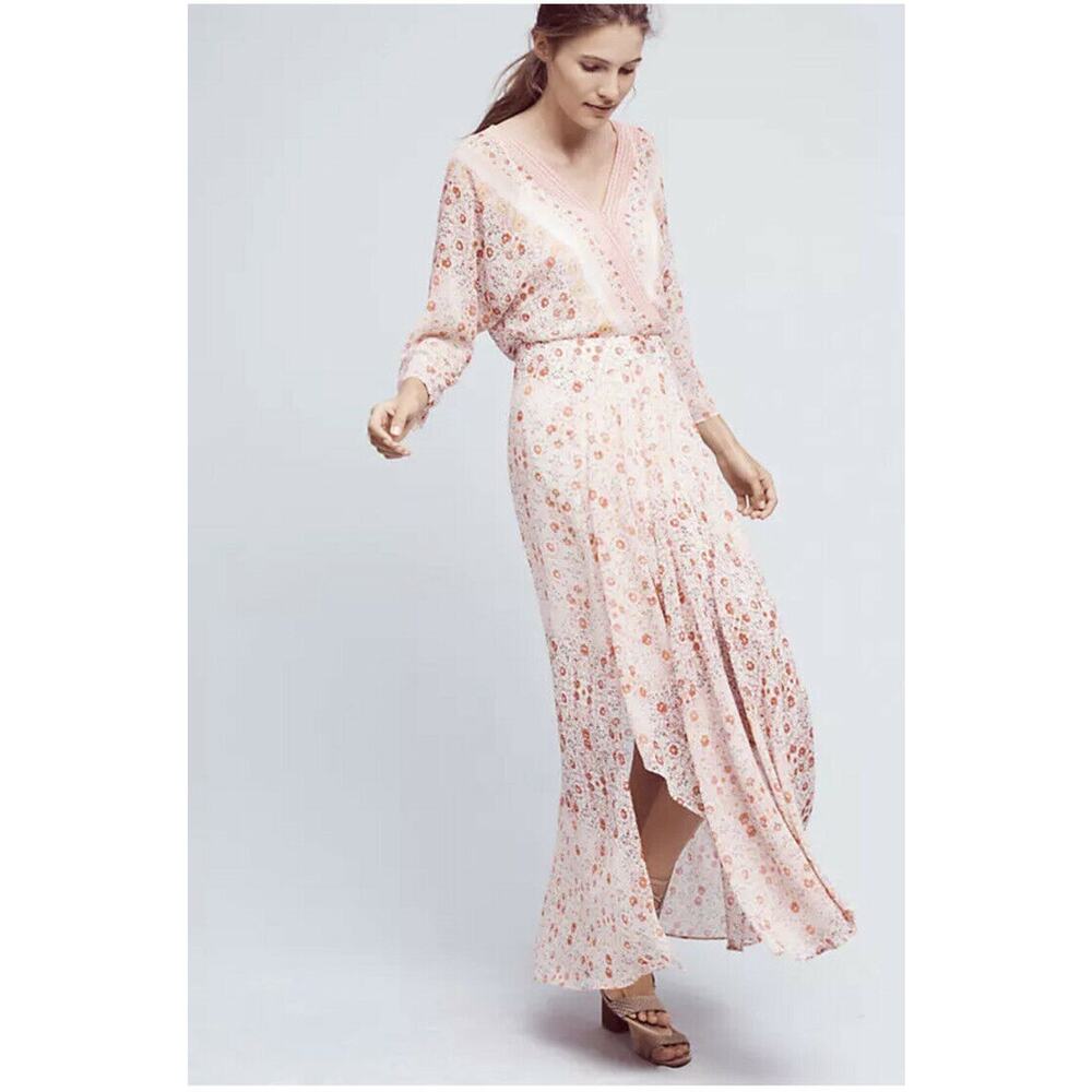 Anthropologie HD in Paris Varina Maxi Dress Size 8